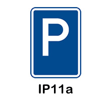 Dopravní značka - parkoviště IP11a