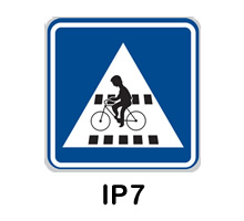 Dopravní značka - přejezd pro cyklisty IP7 