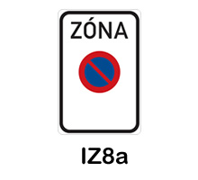 IZ8a - zóna s dopravním omezením 750x1000mm