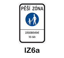 IZ6a - pěší zóna 750x1000mm