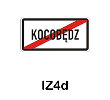 IZ4d - konec obce v jazyce národnostní menšiny