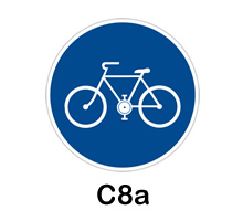 C8a - stezka pro cyklisty