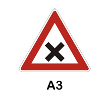 A3 - křižovatka