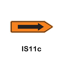 IS11c - směrová tabule pro vyznačení objížďky